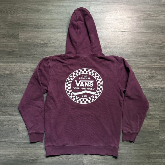 Vans Men's Off The Wall Hoodie - Purple - Picture 1 of 9